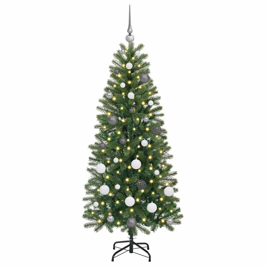 vidaXL Artificial Christmas Tree Green 150 cm PE and PVC 3
