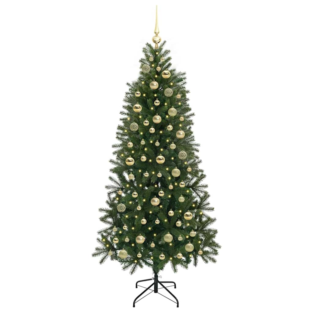 vidaXL Artificial Christmas Tree Green 180 cm PE and PVC 3