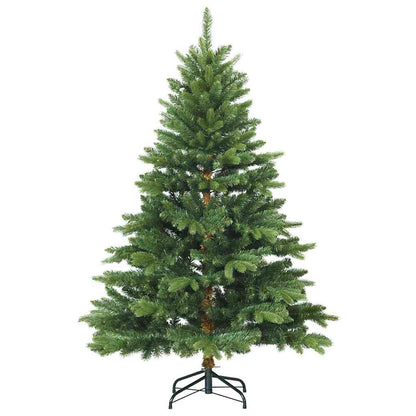 Artificial Christmas Tree with 150 LEDs PE and PVC Green 150 cm with LEDs