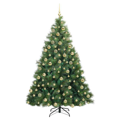 vidaXL Artificial Christmas Tree Green 180 cm PE and PVC 4