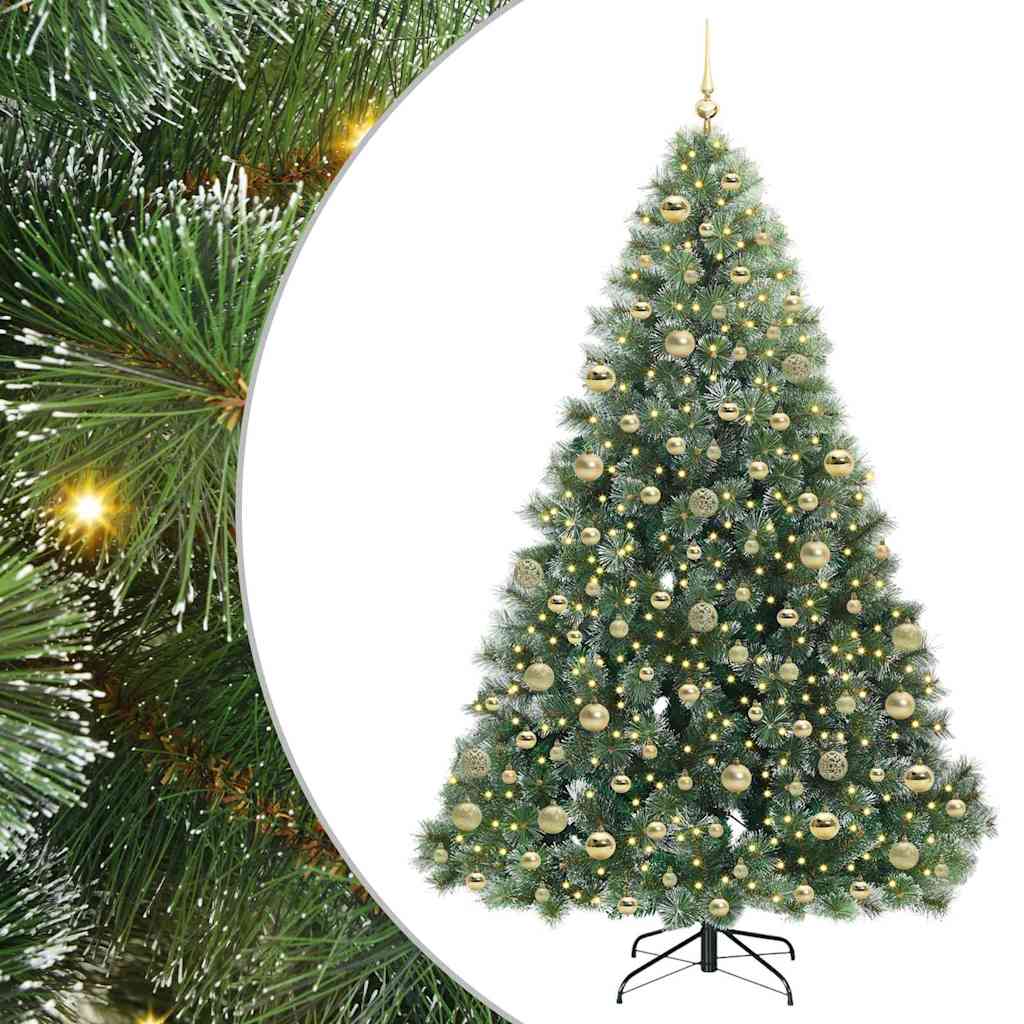vidaXL Artificial Christmas Tree Green 180 cm PE and PVC 2