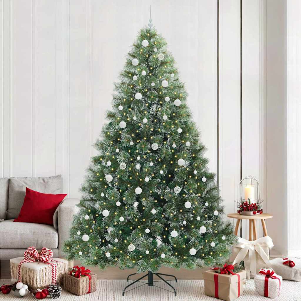 vidaXL Artificial Christmas Tree Green 240 cm PE and PVC 1