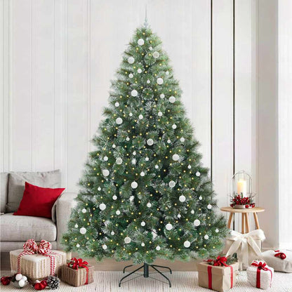 vidaXL Artificial Christmas Tree Green 240 cm PE and PVC 1