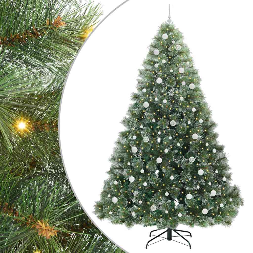 vidaXL Artificial Christmas Tree Green 240 cm PE and PVC 2