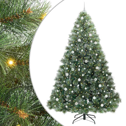 vidaXL Artificial Christmas Tree Green 240 cm PE and PVC 2