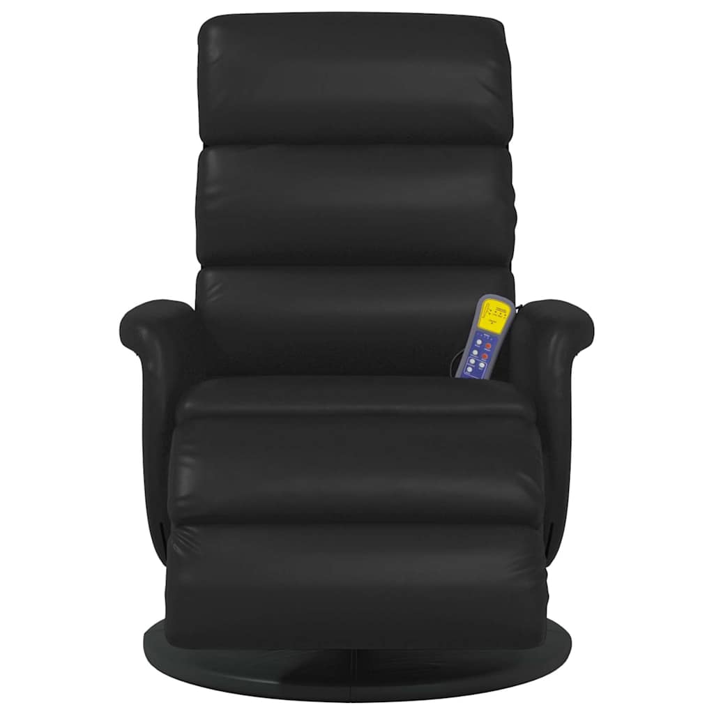 vidaXL Massage Recliner Chair Black 71 x 98 x 106 cm Faux Leather 5