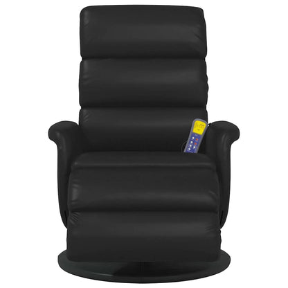 vidaXL Massage Recliner Chair Black 71 x 98 x 106 cm Faux Leather 5
