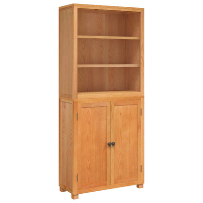 vidaXL Storage Furniture Set with Shelf 2 pcs Natural 80 x 35 x 185 cm 2