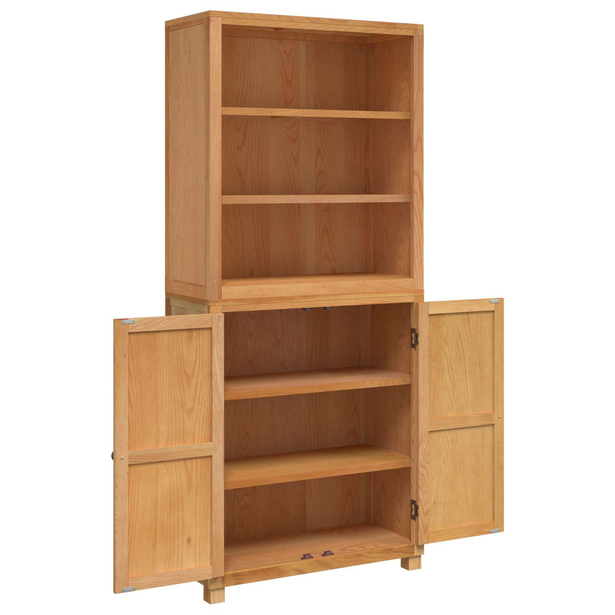 vidaXL Storage Furniture Set with Shelf 2 pcs Natural 80 x 35 x 185 cm 6