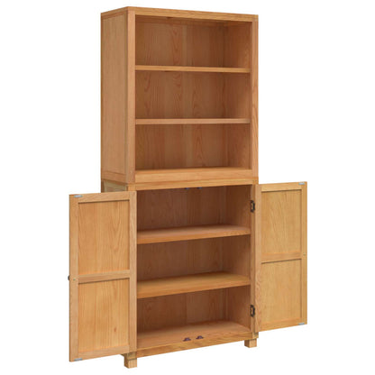 vidaXL Storage Furniture Set with Shelf 2 pcs Natural 80 x 35 x 185 cm 6