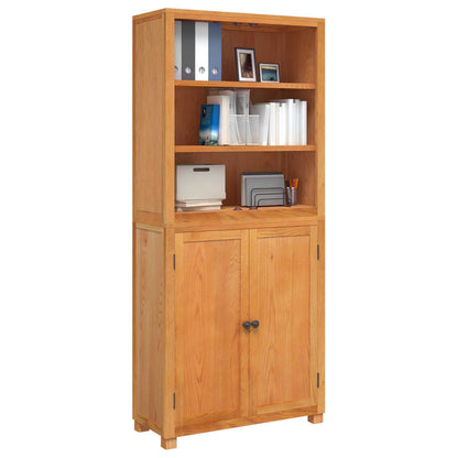 vidaXL Storage Furniture Set with Shelf 2 pcs Natural 80 x 35 x 185 cm 3