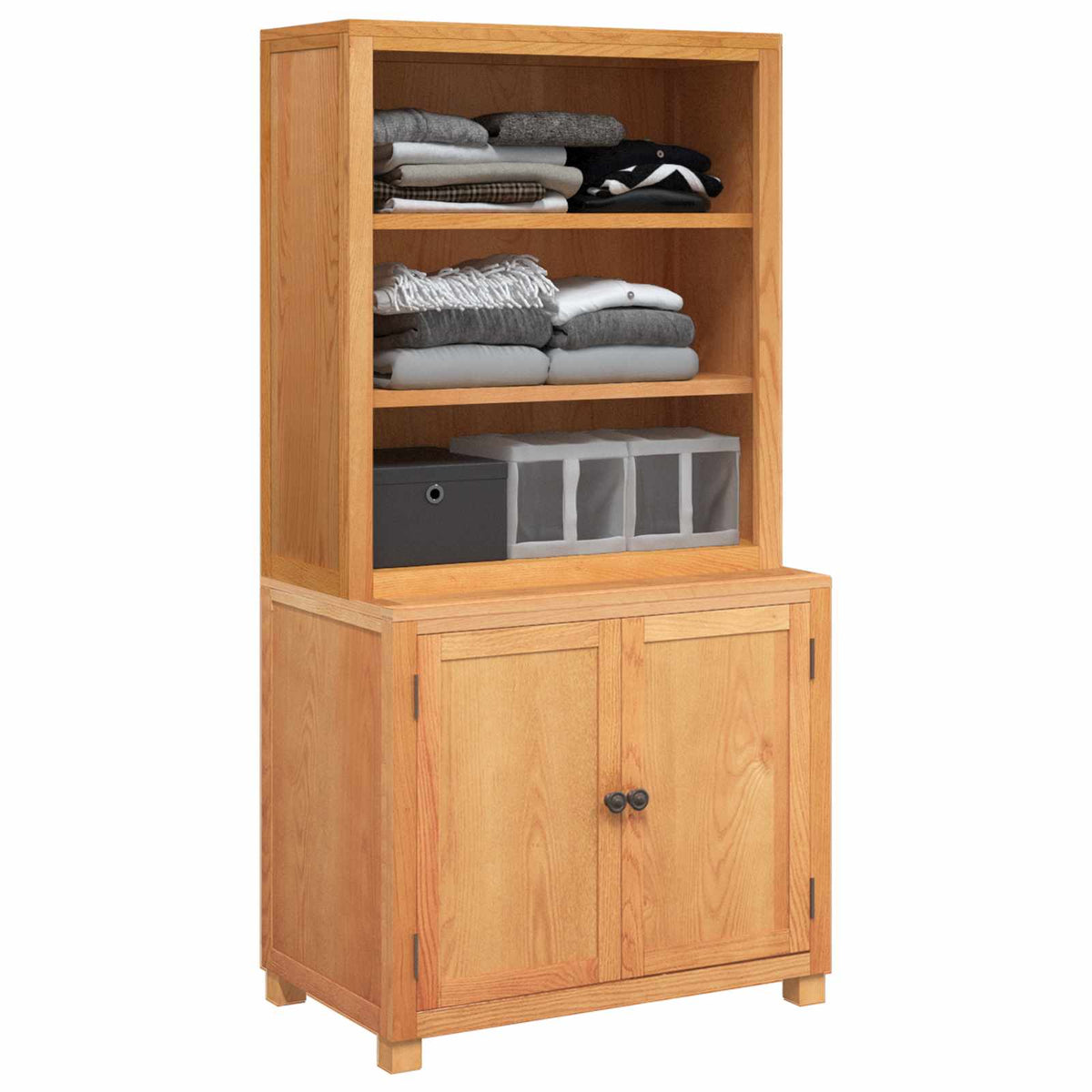 vidaXL Storage Furniture Set with Storage 2 pcs Brown 80 x 50 x 160 cm 3