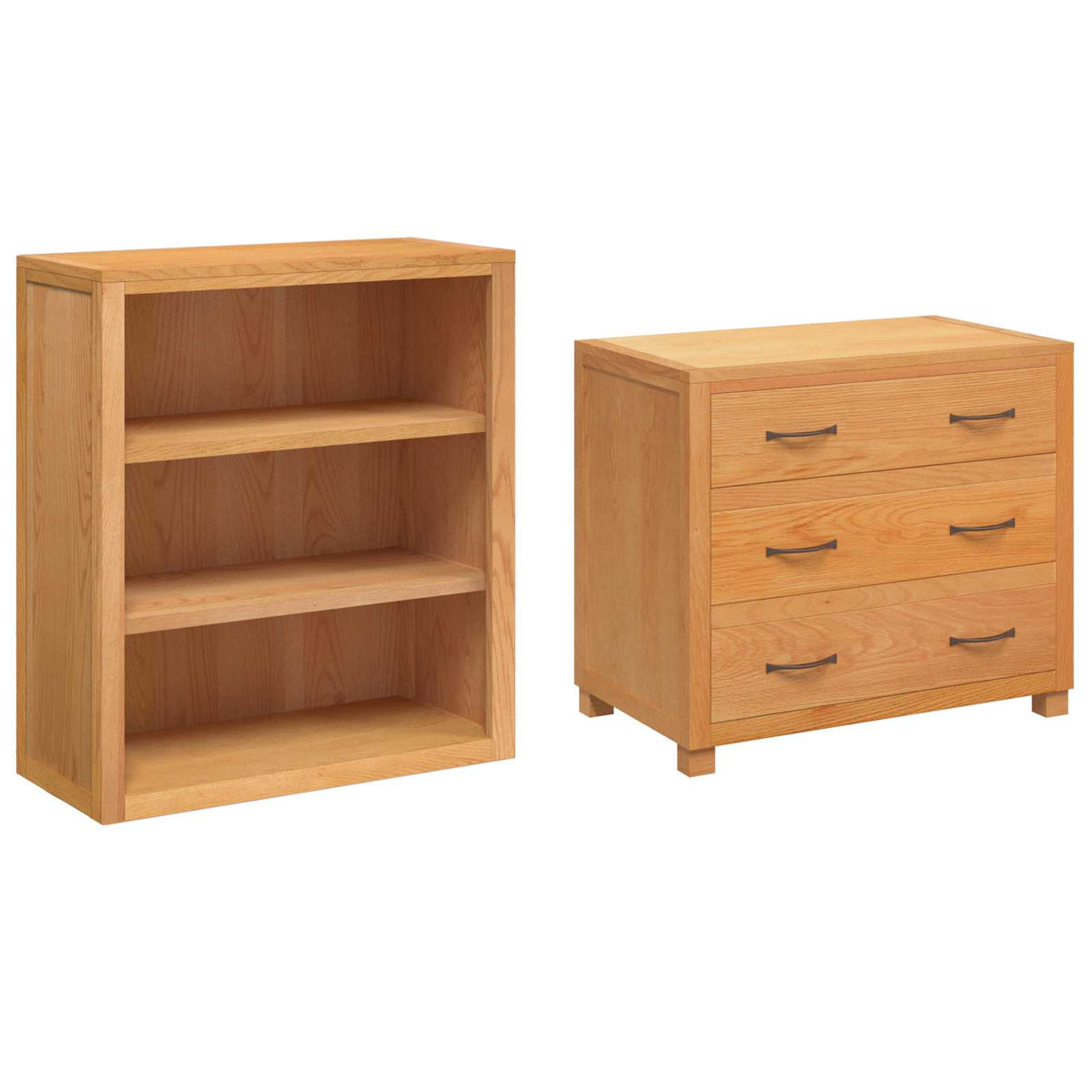 vidaXL Storage Furniture Set with Drawer 2 pcs Brown 80 x 50 x 160 cm 5