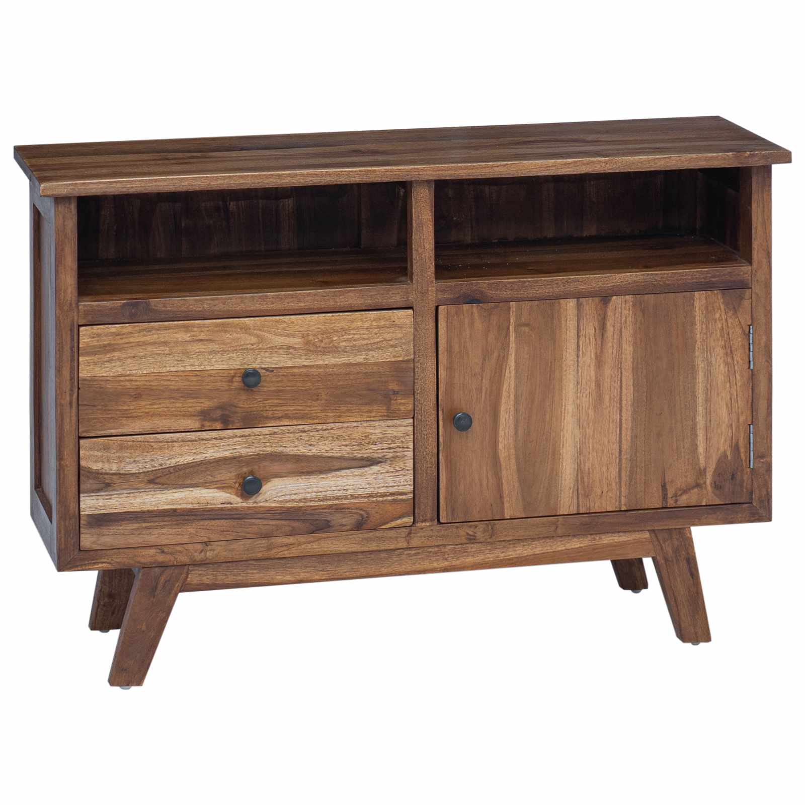 vidaXL Sideboard Natural 100 x 30 x 68 cm Solid Teak Wood 2