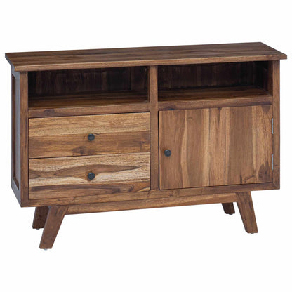 vidaXL Sideboard Natural 100 x 30 x 68 cm Solid Teak Wood 2