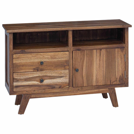 vidaXL Sideboard Natural 100 x 30 x 68 cm Solid Teak Wood 2