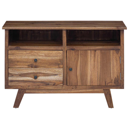 vidaXL Sideboard Natural 100 x 30 x 68 cm Solid Teak Wood 6
