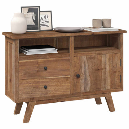 vidaXL Sideboard Natural 100 x 30 x 68 cm Solid Teak Wood 3