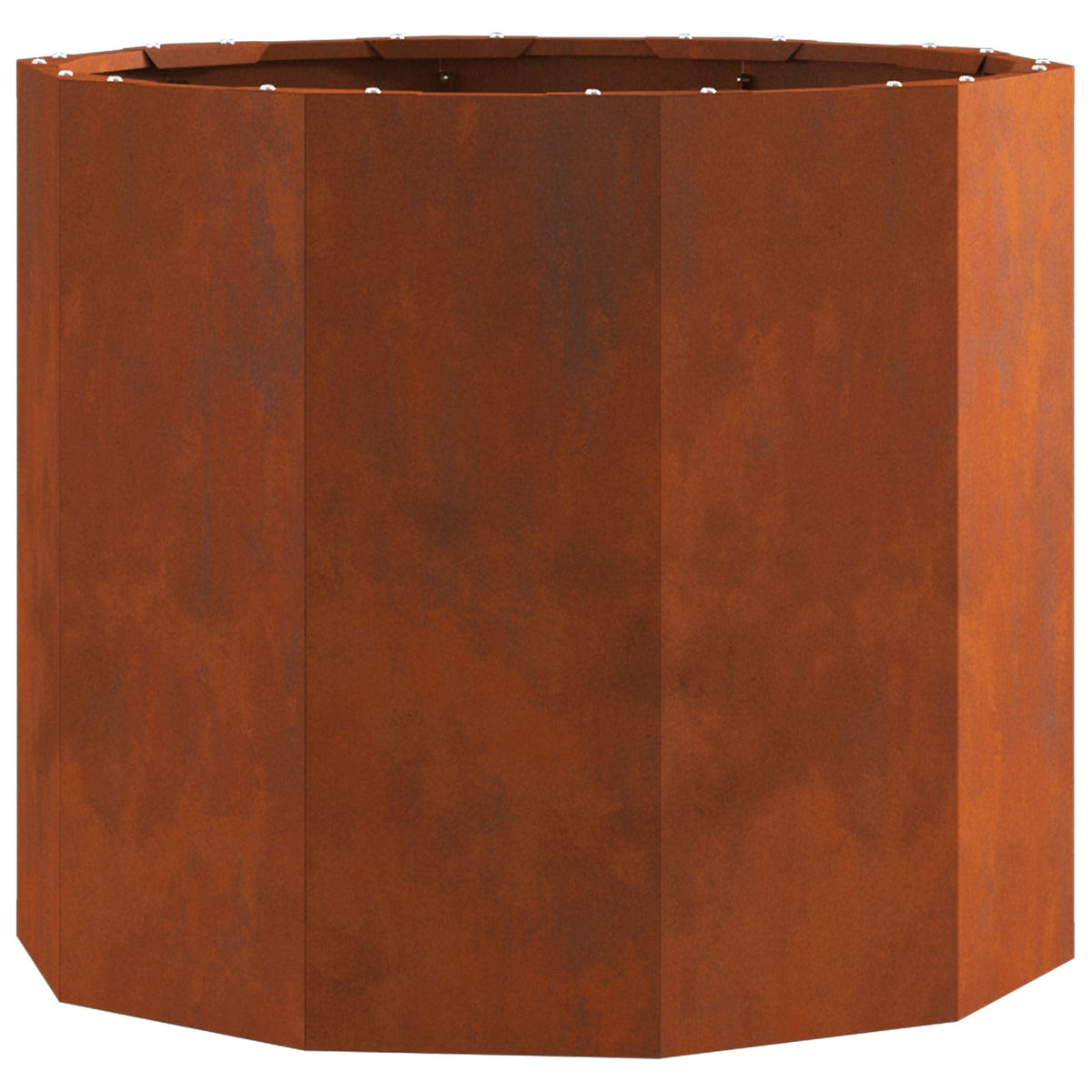 Planter 60 x 60 x 50 cm Steel Weathering steel