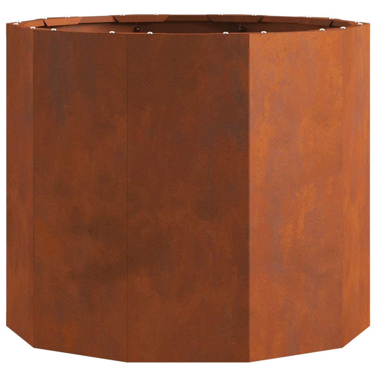 Planter 60 x 60 x 50 cm Steel Weathering steel