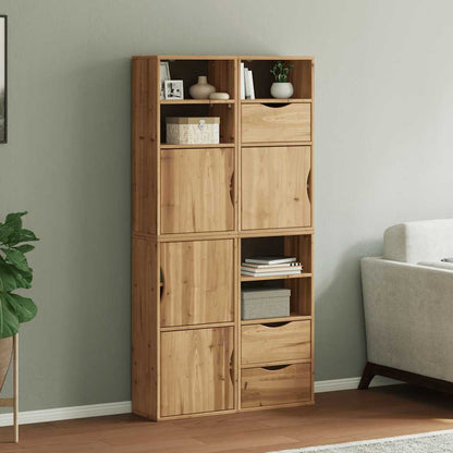 vidaXL Side Cabinets 5 pcs "ODDA" 40x24x79 cm Solid Wood Pine