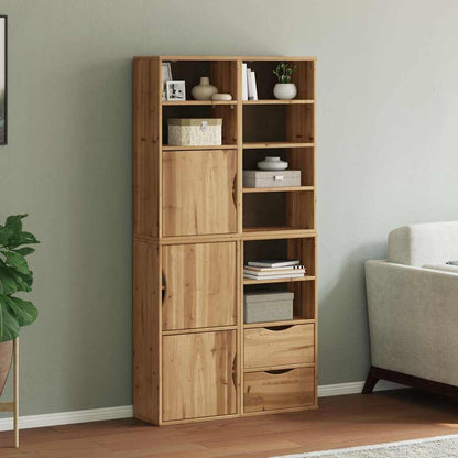 vidaXL Side Cabinets 5 pcs "ODDA" 40x24x79 cm Solid Wood Pine