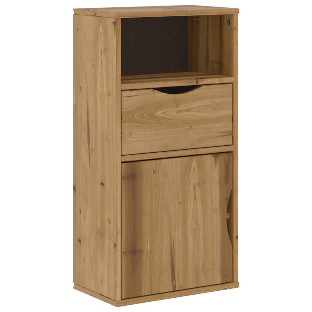vidaXL 4 Piece TV Units with Storage ODDA Solid Wood Pine 6