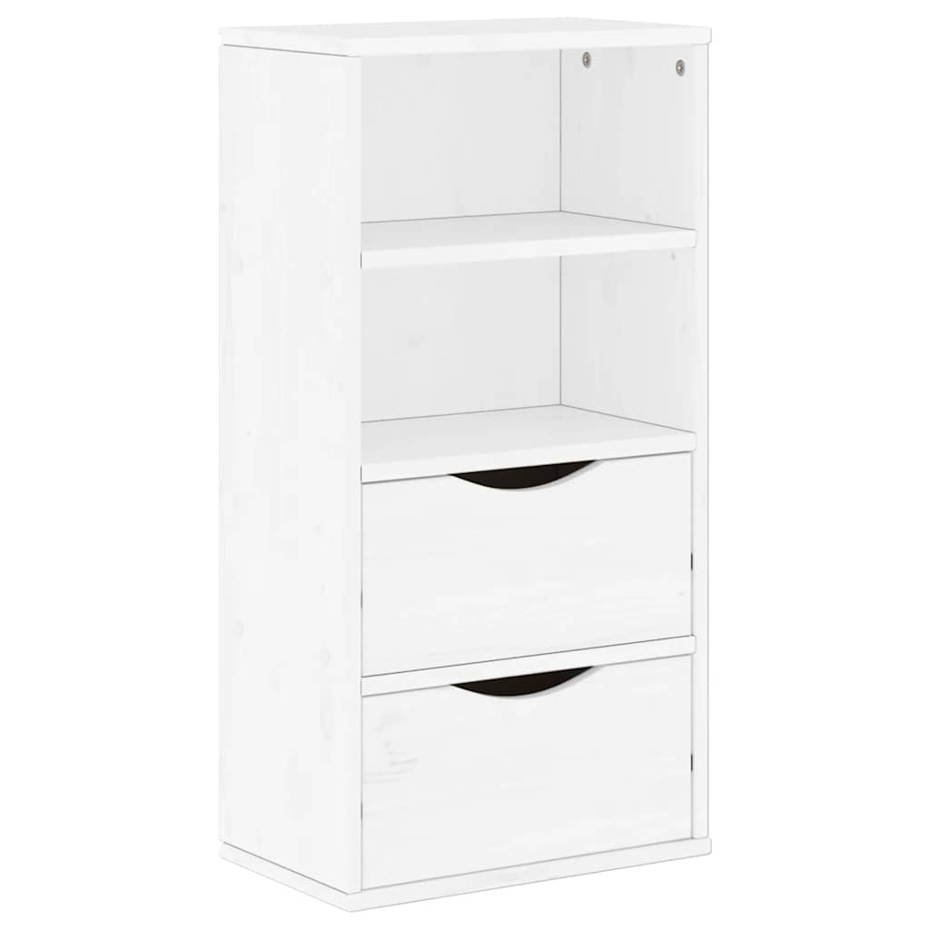 vidaXL 5 Piece TV Units with Storage "ODDA" White Solid Wood Pine 6
