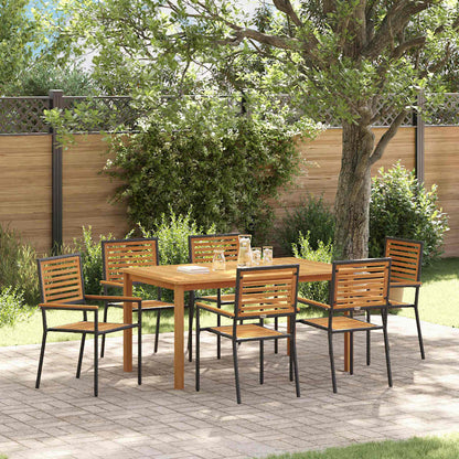vidaXL Garden Dining Set 5 pcs Solid Acacia Wood