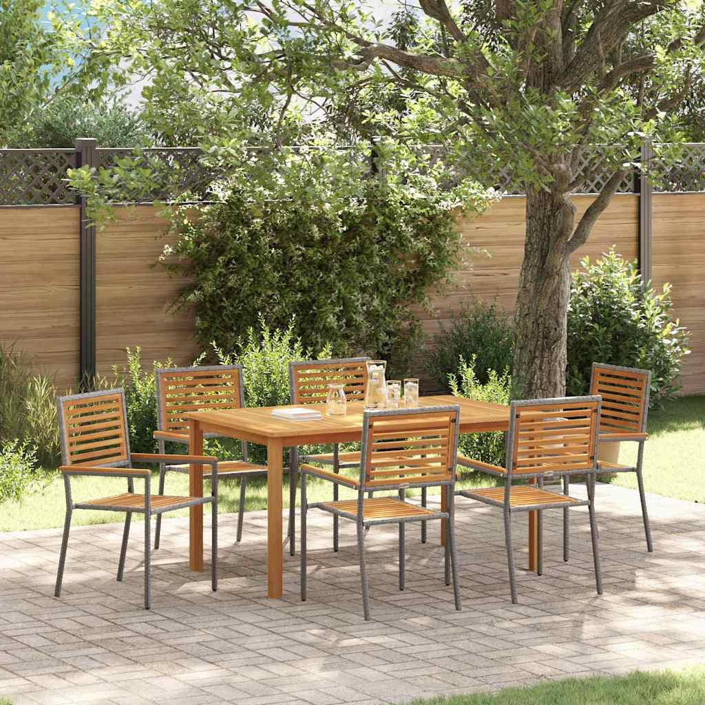 vidaXL Garden Dining Set 5 pcs Solid Acacia Wood