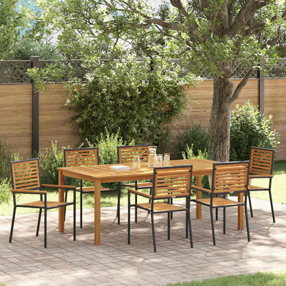 vidaXL Garden Dining Set 5 pcs Solid Acacia Wood