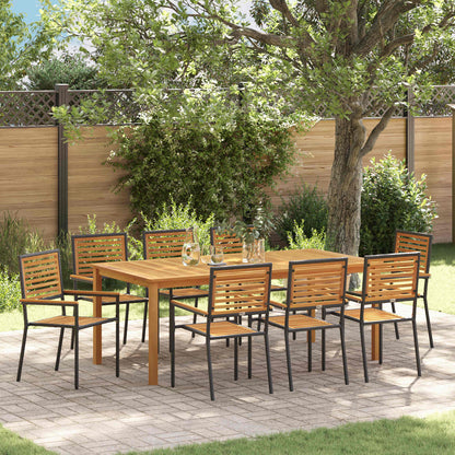 vidaXL Garden Dining Set 5 pcs Solid Acacia Wood