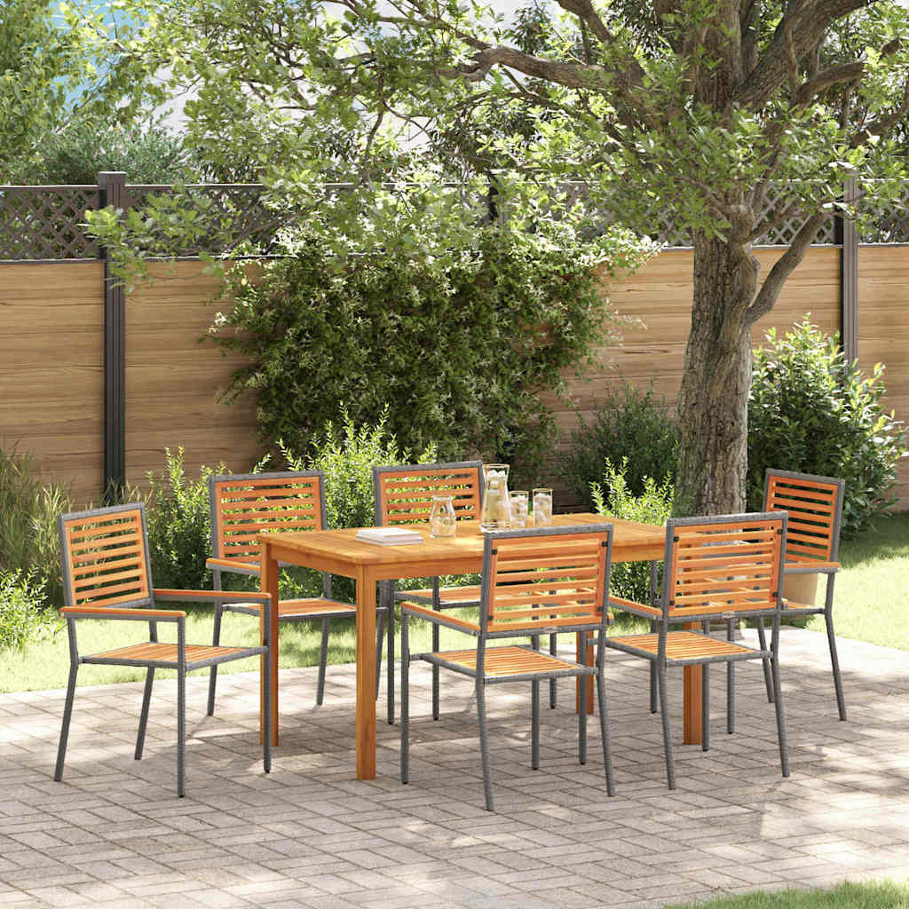 vidaXL Garden Dining Set 5 pcs Solid Acacia Wood