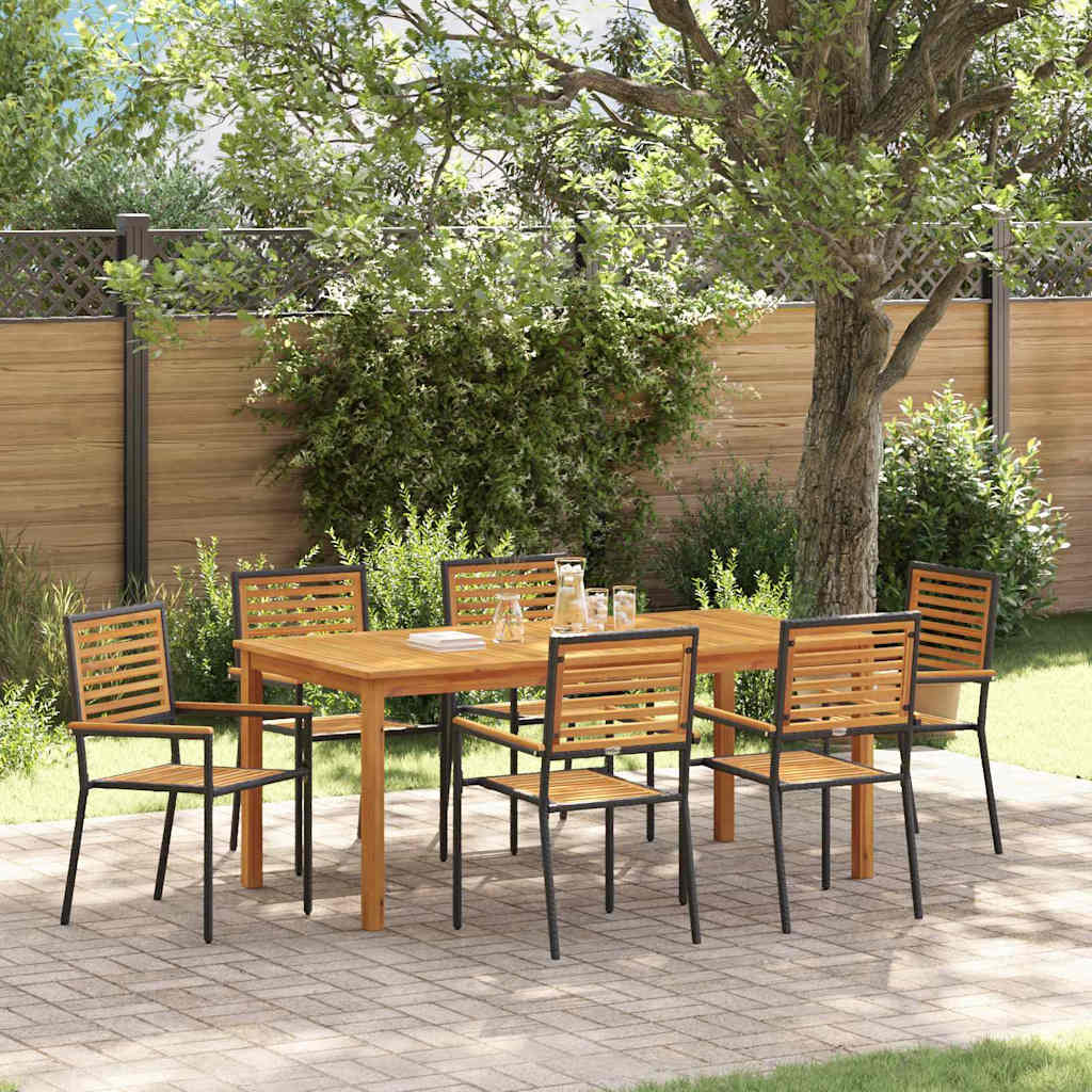 vidaXL Garden Dining Set 5 pcs Solid Acacia Wood
