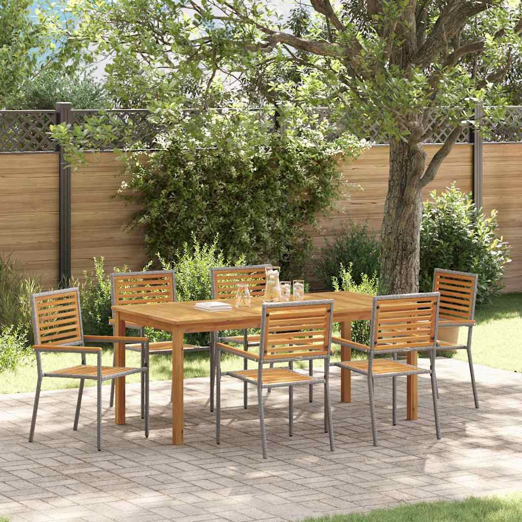 vidaXL Garden Dining Set 5 pcs Solid Acacia Wood