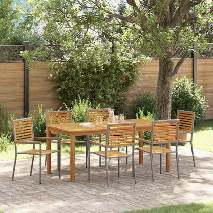 vidaXL Garden Dining Set 5 pcs Solid Acacia Wood