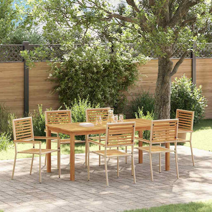 vidaXL Garden Dining Set 5 pcs Solid Acacia Wood