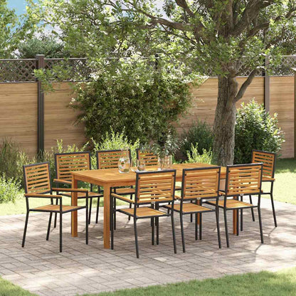 vidaXL Garden Dining Set 5 pcs Solid Acacia Wood
