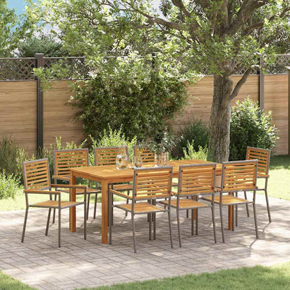 vidaXL Garden Dining Set 5 pcs Solid Acacia Wood