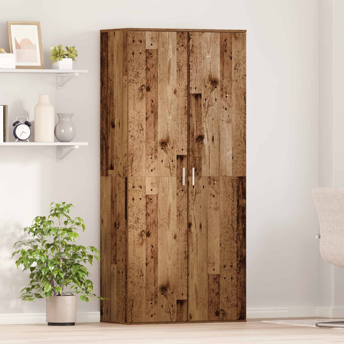 vidaXL Shoe Cabinet 80x39x178 cm Engineered Wood