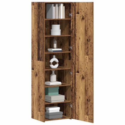 vidaXL Highboard Old Wood 50 x 42.5 x 185 cm 3