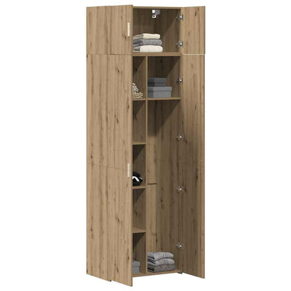 vidaXL Storage Cabinet 3 pcs Artisan Oak 70 x 42.5 x 185 cm 3