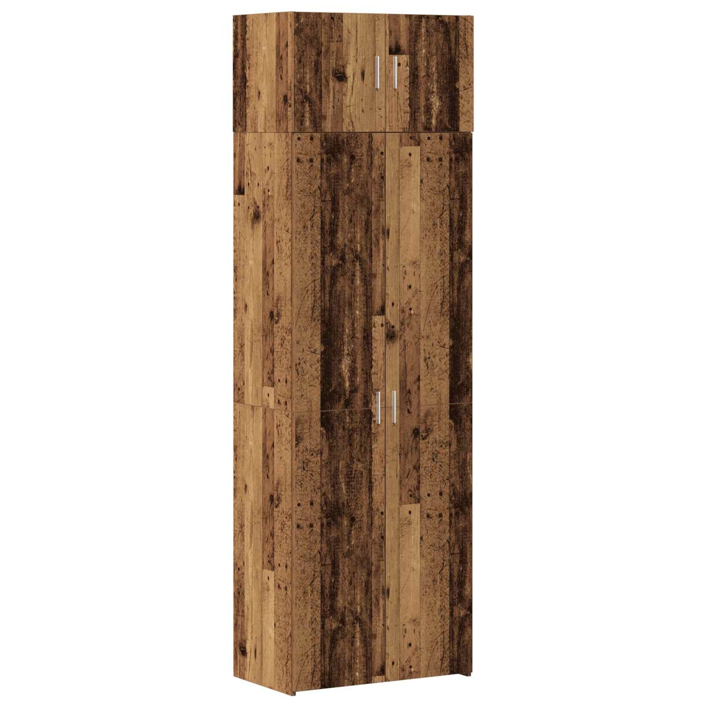 vidaXL Storage Cabinet 2 pcs Old Wood 70 x 42.5 x 225 cm 2
