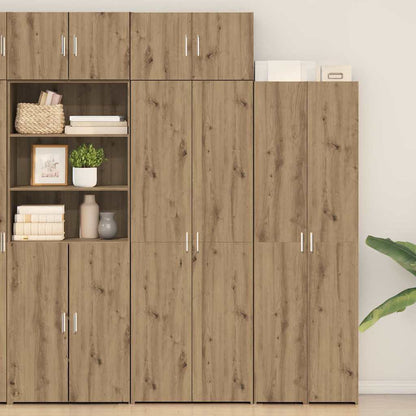 vidaXL Storage Cabinet 2 pcs Artisan Oak 70 x 42.5 x 225 cm 1