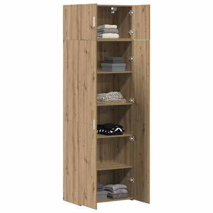 vidaXL Storage Cabinet 2 pcs Artisan Oak 70 x 42.5 x 225 cm 3