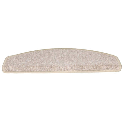 Stair Mats 65x24x4 cm Half Round Large 20 pcs Taupe