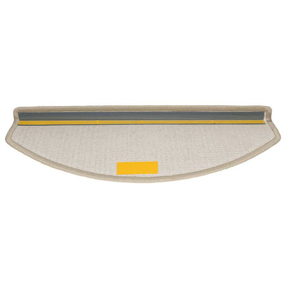 Stair Mats 65x24x4 cm Half Round Large 20 pcs Taupe