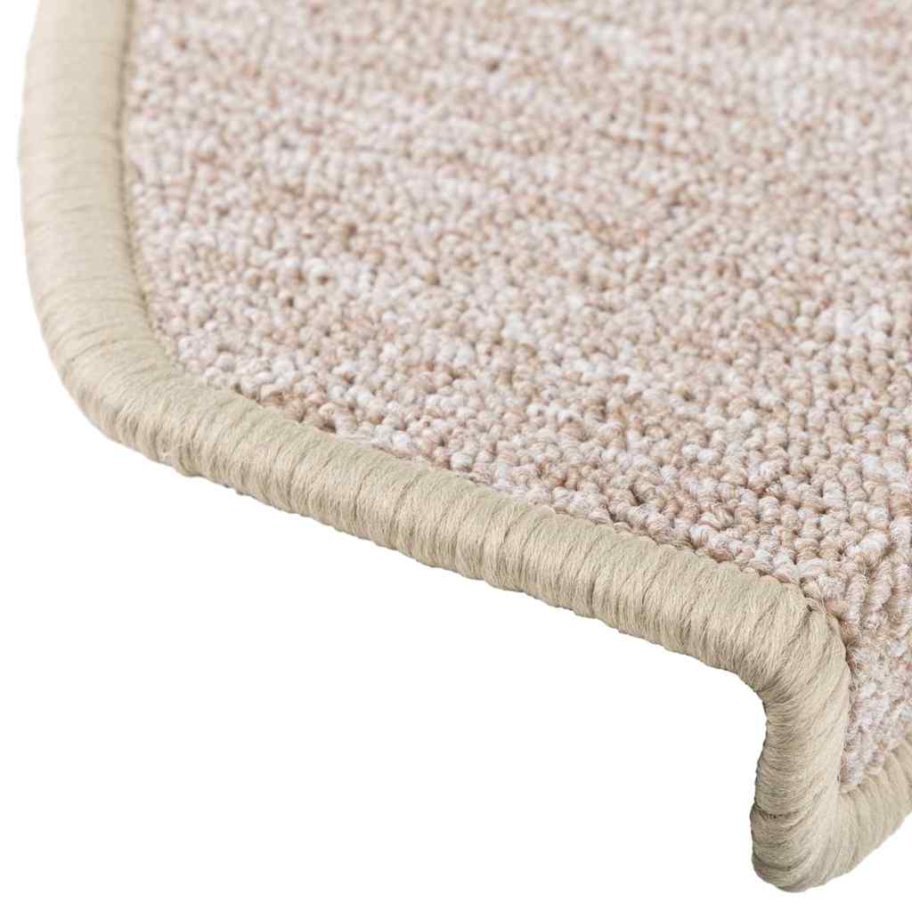 Stair Mats 65x24x4 cm Half Round Large 20 pcs Taupe
