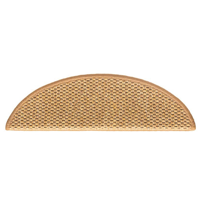 vidaXL Stair Mats Self-adhesive Sisal-Look 30 pcs 56x17x3 cm Sisal 5