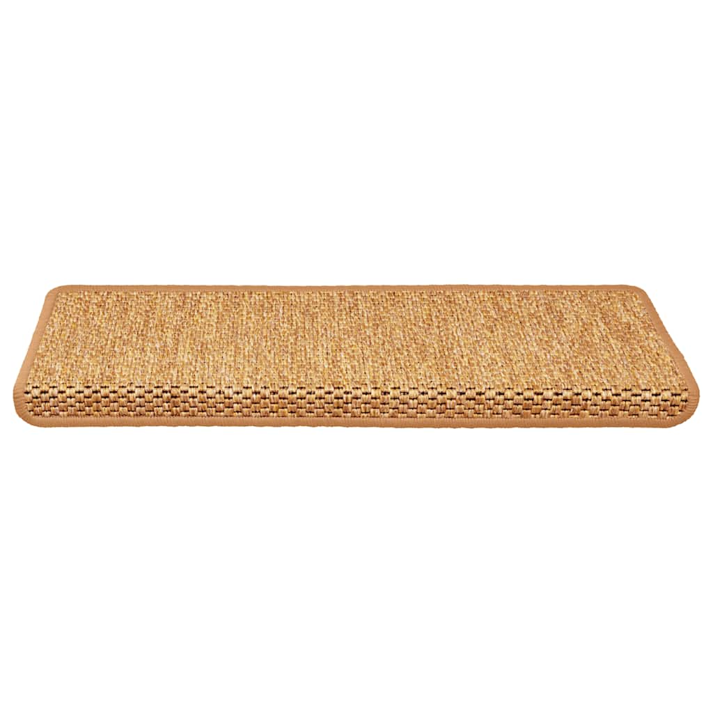 vidaXL Stair Mats Self-adhesive Sisal-Look 30 pcs 65x21x4 cm Sisal 3